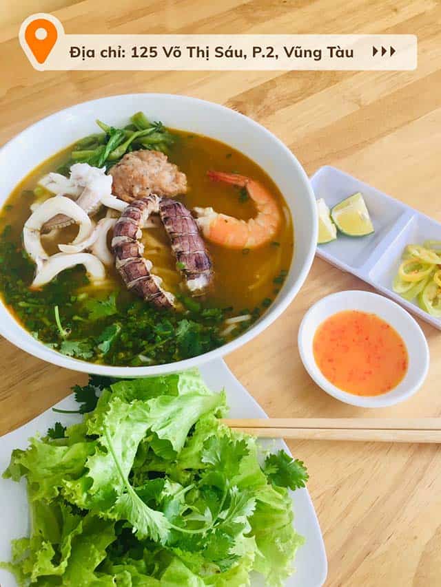 Bún hải sản bề bề