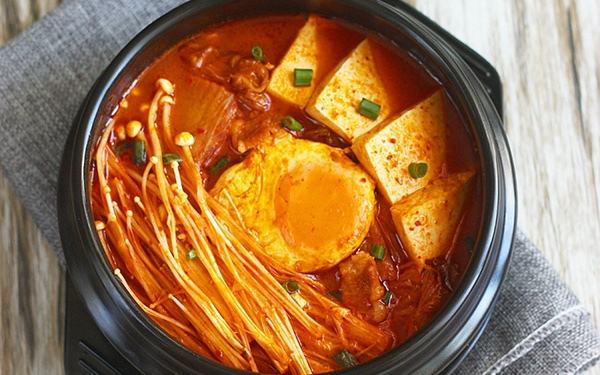 cách nấu canh kim chi hàn quốc