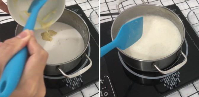 cách làm thạch cà phê sữa dừa 3