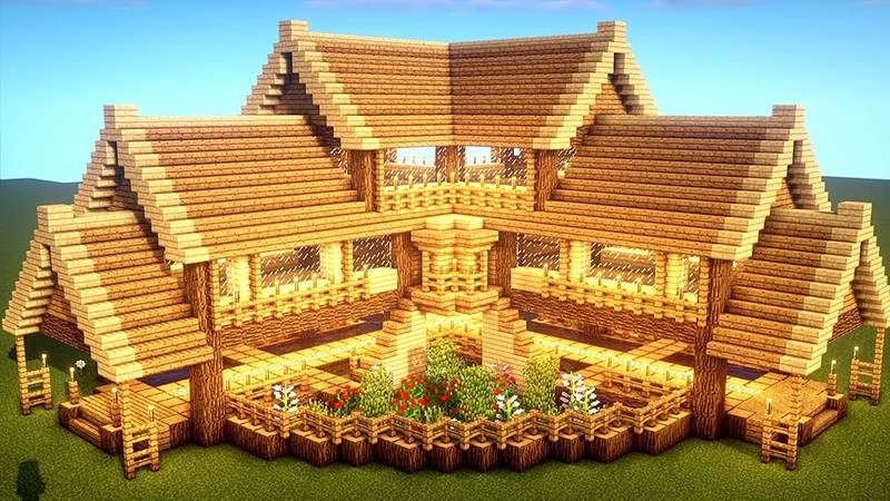 xây nhà trong minecraft 23