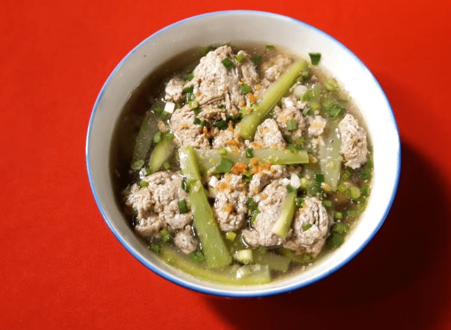 canh cua bầu