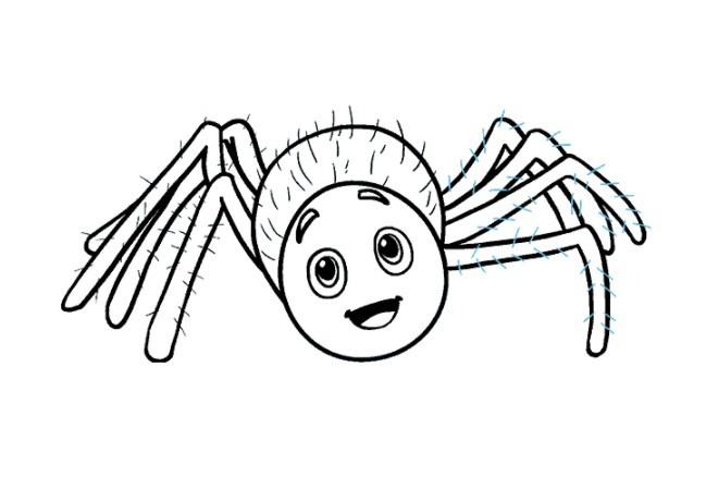Tranh tô màu con nhện cho bé khám phá thế giới côn trùng