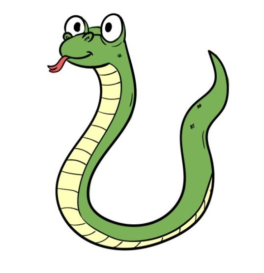 vẽ 10 con rắn