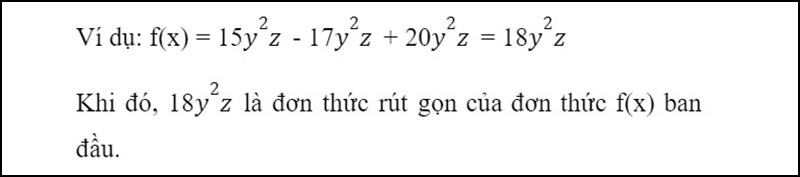 Cách rút gọn một đơn thức