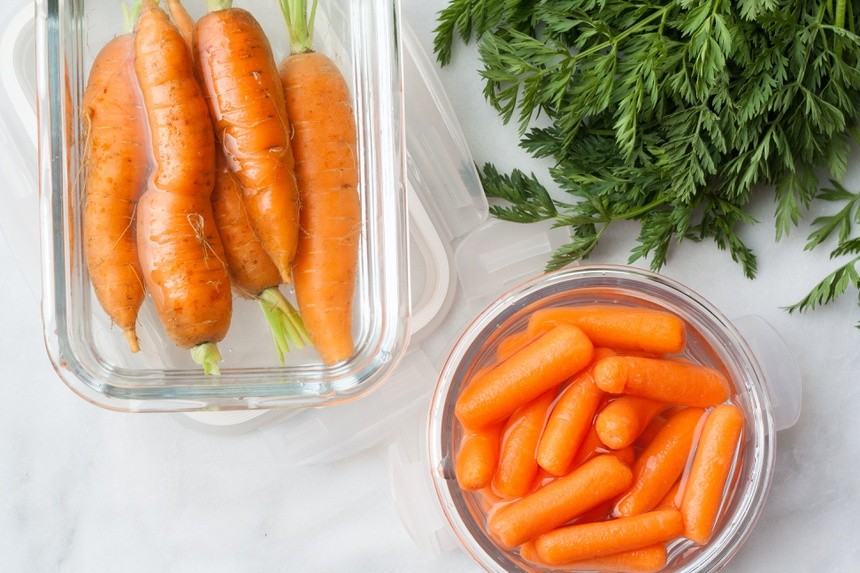 6 củ cà rốt bảo quản