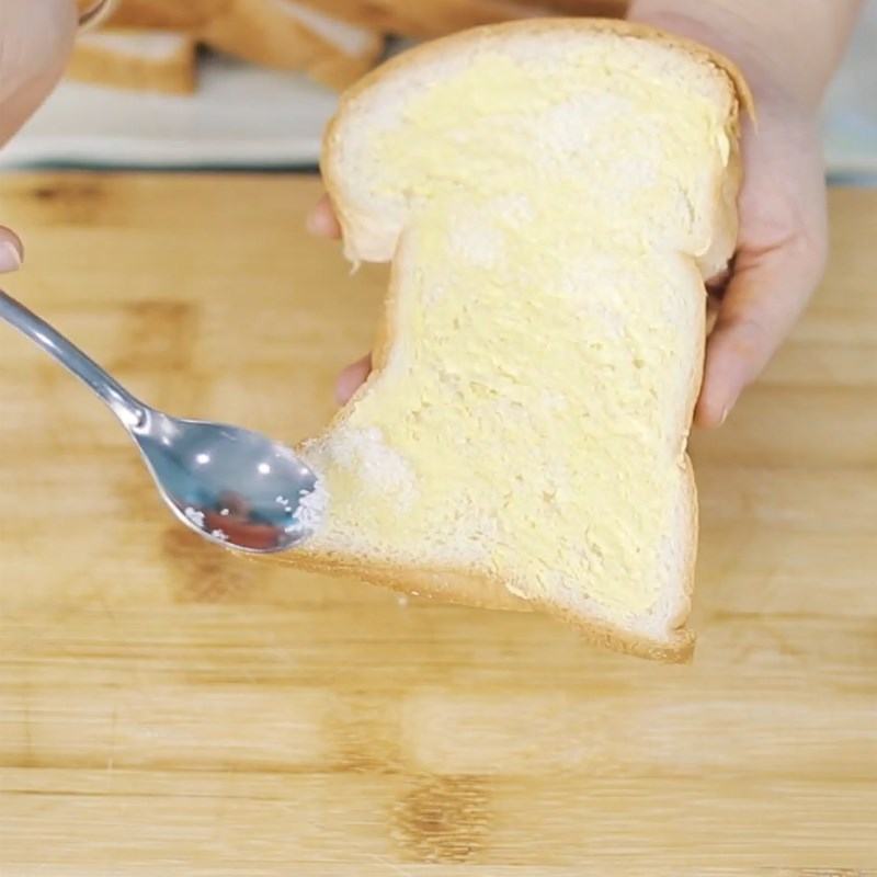 Cách làm 3. Bánh mì bơ đường