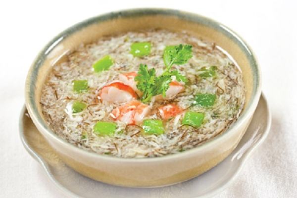 nấu canh nấm tôm 3