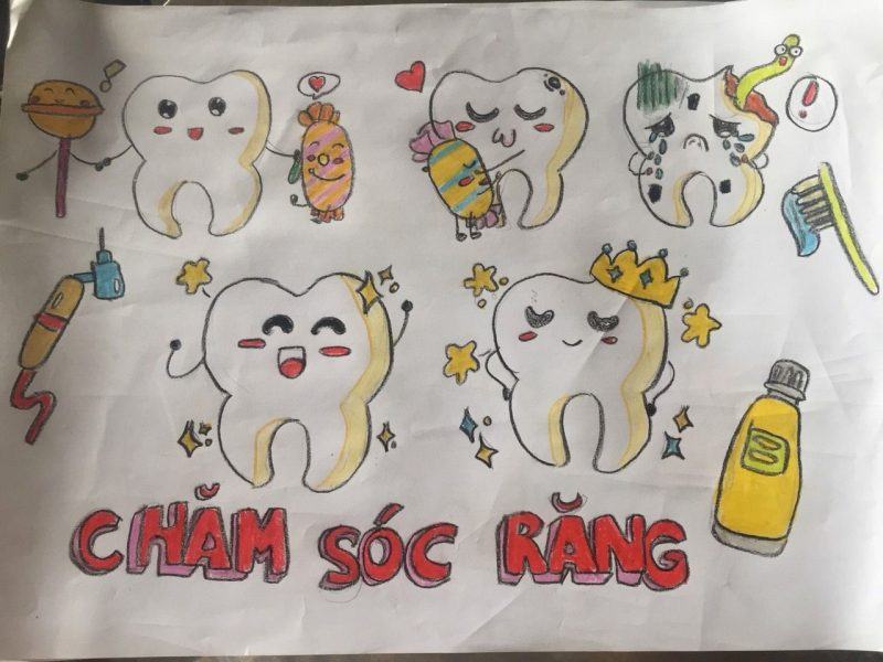 Học vẽ răng - chăm sóc răng