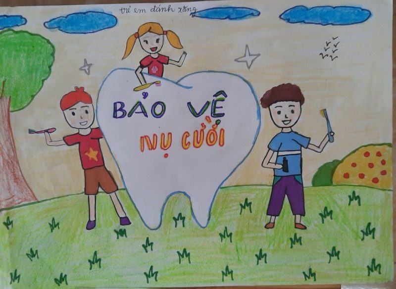 Vẽ răng học đường để bảo vệ nụ cười trẻ thơ