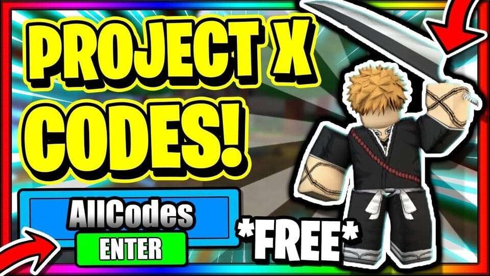 Mã mới nhất của Roblox Project X