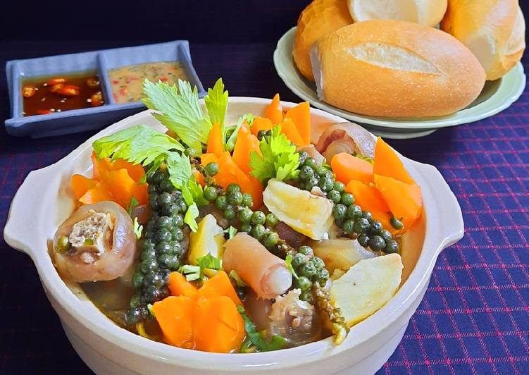 Cách làm đuôi bò hầm tiêu xanh thơm ngon đơn giản mà hấp dẫn