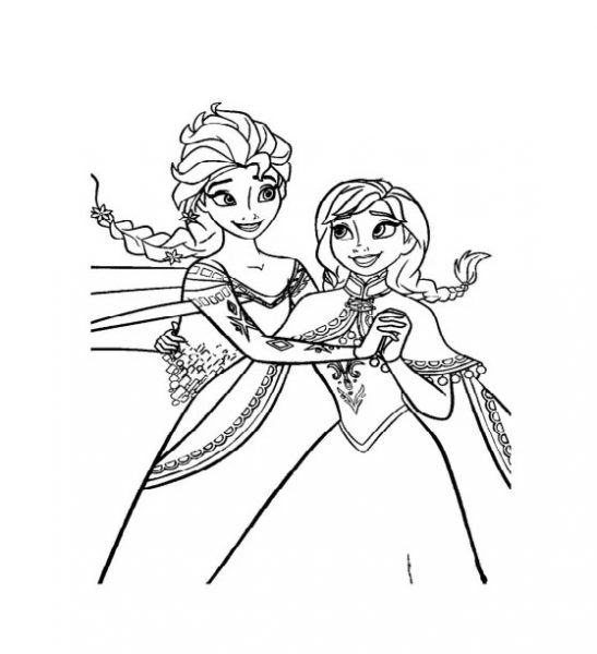 Công chúa Elsa đang xem trang của em gái mình