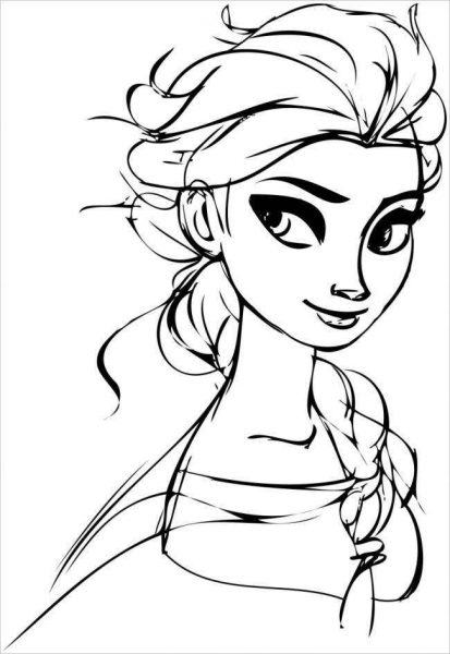 Tranh chân dung công chúa Elsa
