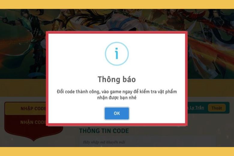 Cách nhập code Kiếm Thế Origin trên website