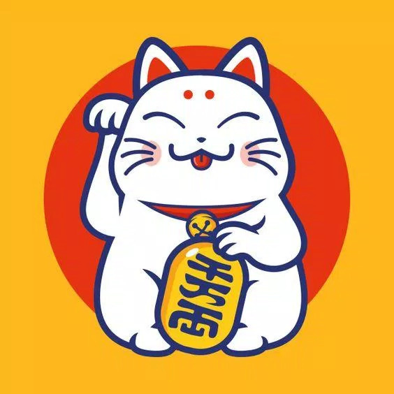 hình ảnh avatar mèo tết đơn giản, độc đáo