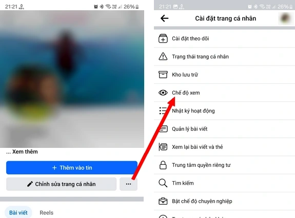 Kiểm tra hiển thị của trang Facebook cá nhân khi người lạ truy cập