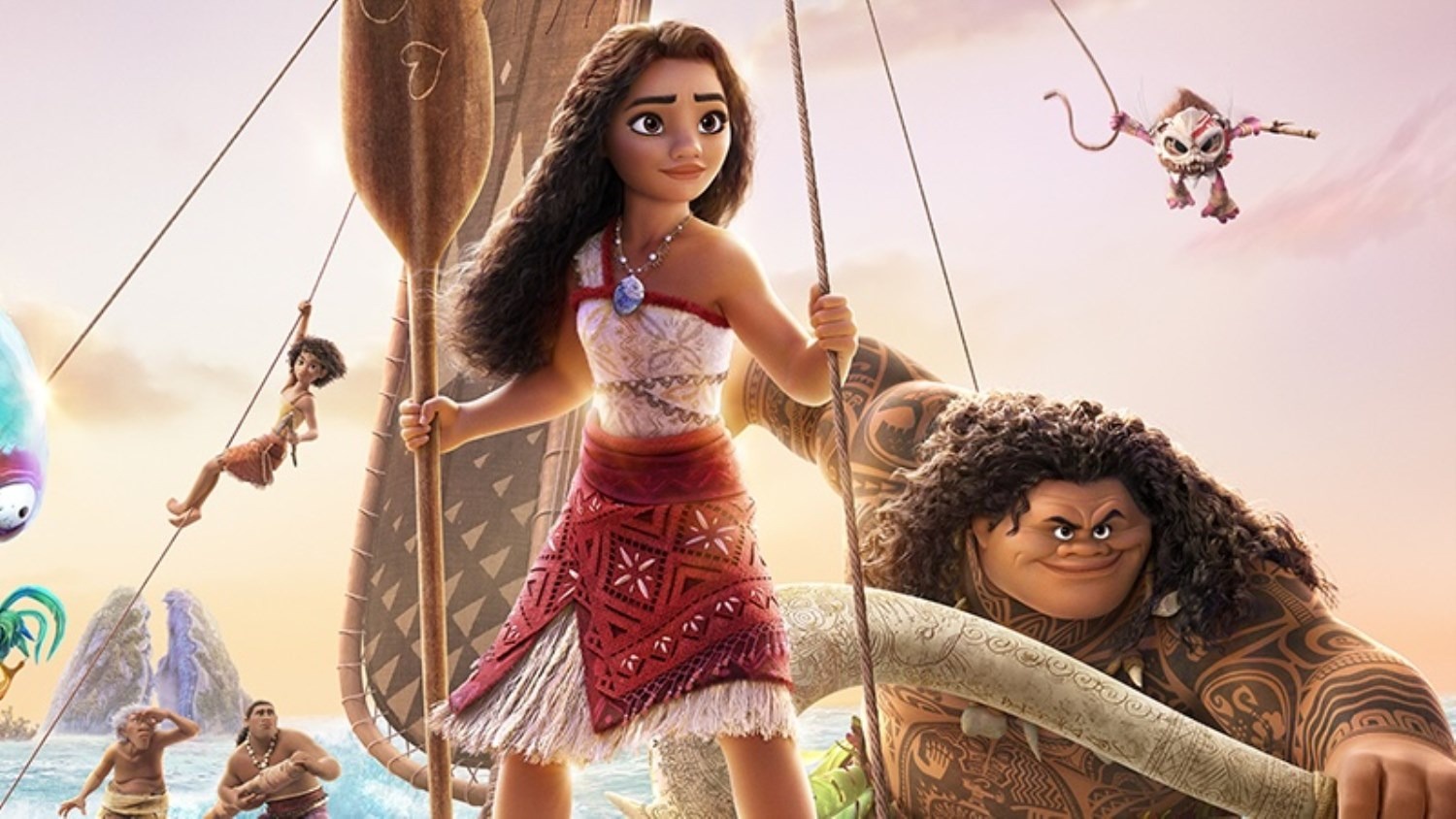 Moana và á thần Maui lại tiếp tục một cuộc phiêu lưu mới