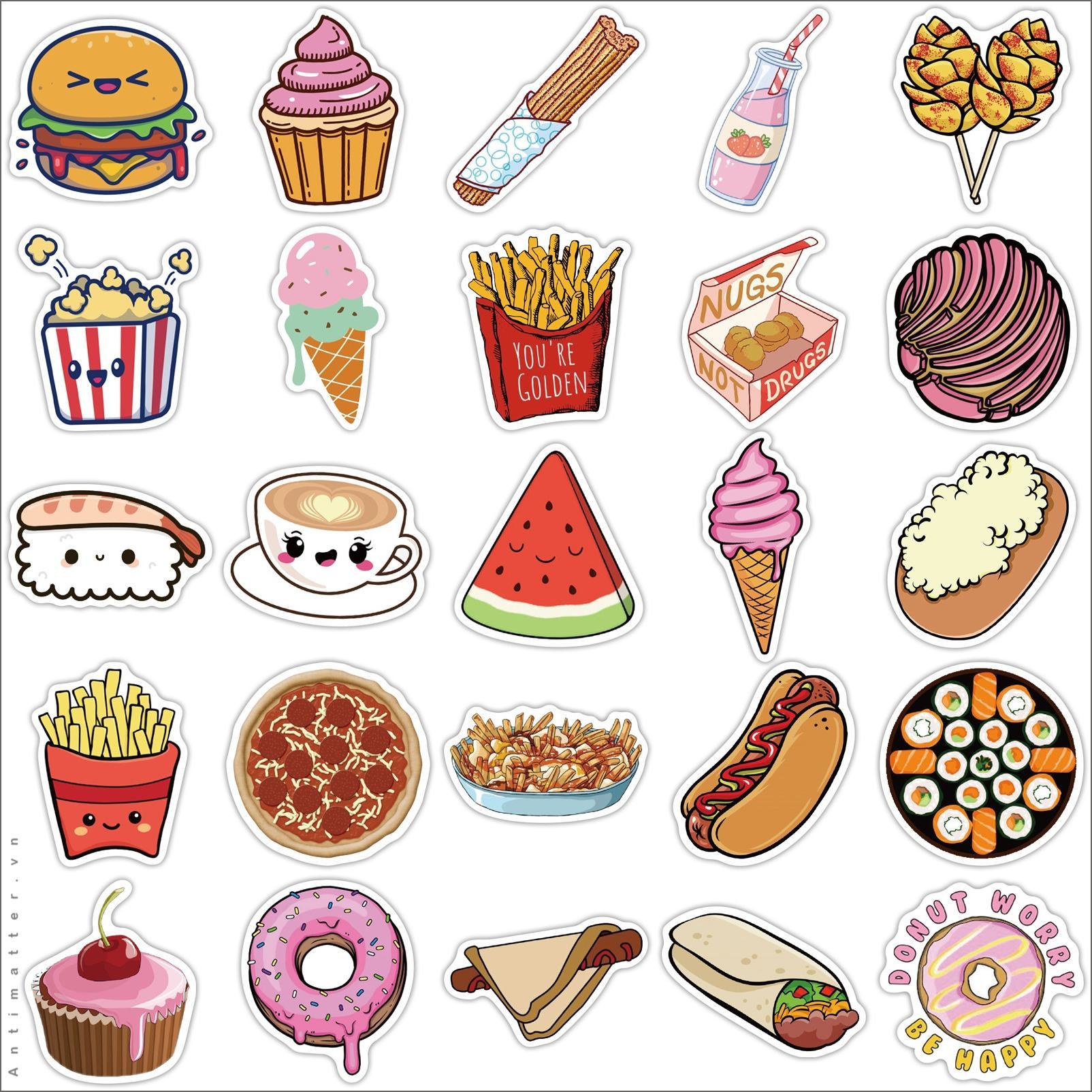 99 cách vẽ sticker đồ ăn cute nhất ai cũng có thể thử  Học May