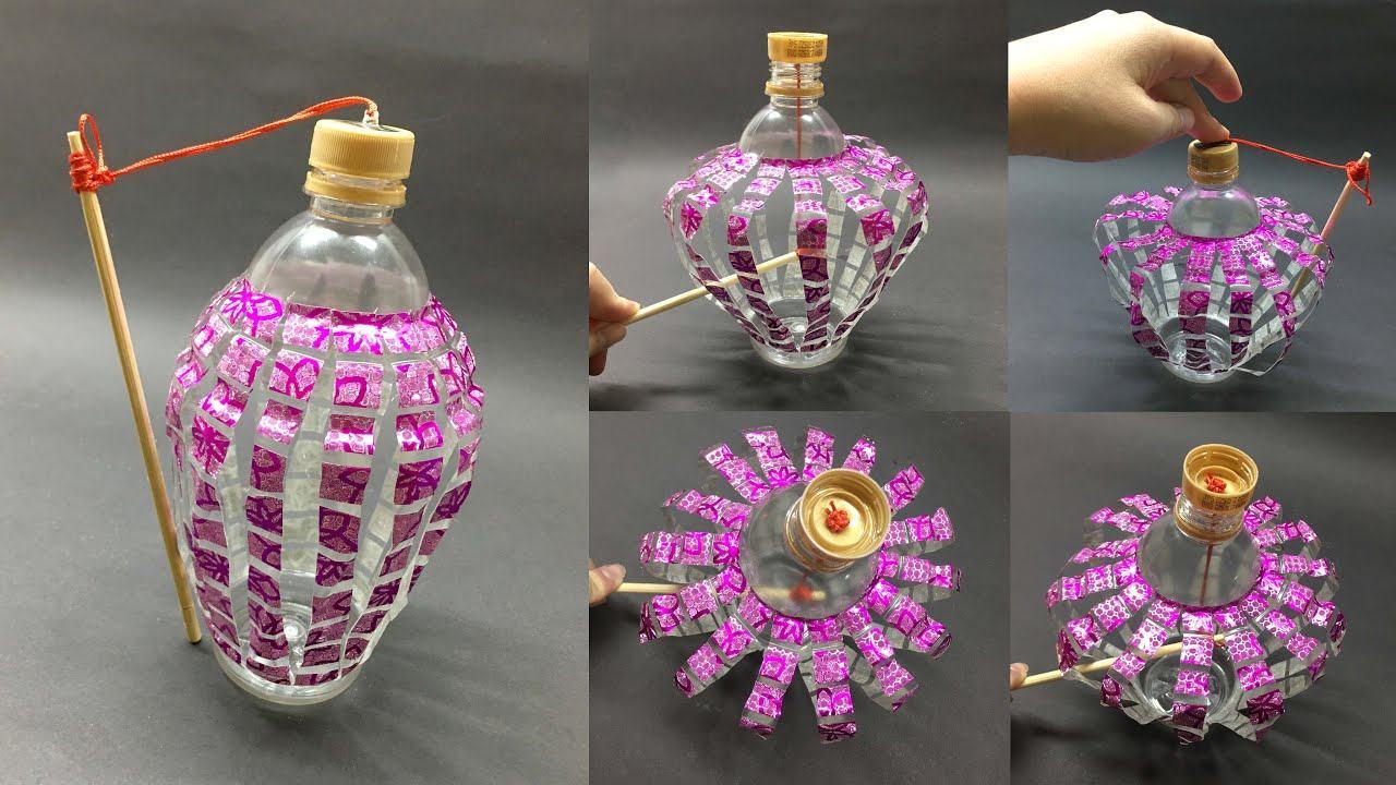 Hướng dẫn cách làm lồng đèn bằng chai nhựa đơn giản tại nhà