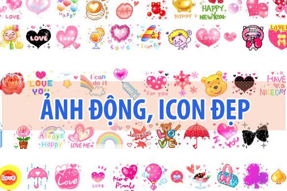 Hình Ảnh Icon Động Đẹp, Icon Gif Dễ Thương Để Cmt, Trang Trí…