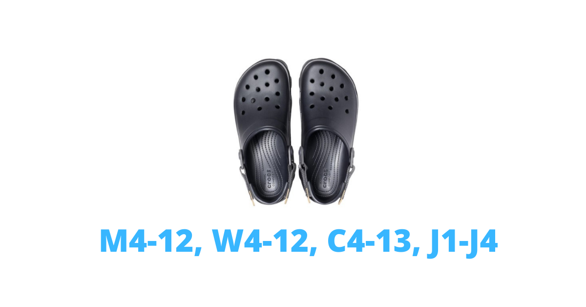 Kích Thước của Giày Crocs