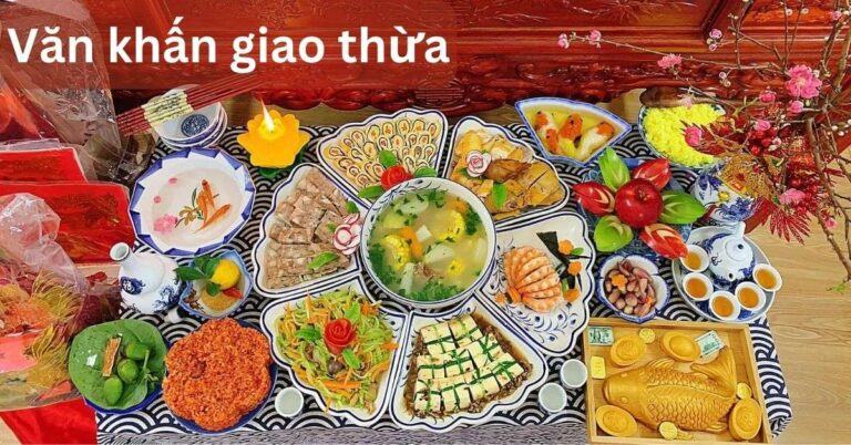 Bài cúng giao thừa đầy đủ cho Gia Tiên, Táo Quân, Thần Tài 2023