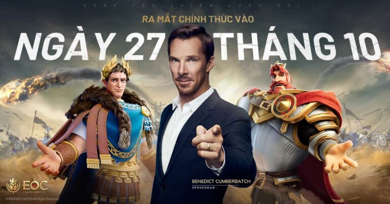 Benedict Cumberbatch phát ngôn cho game chiến thuật ‘Era of Conquest’ – Chính thức thông báo ra mắt toàn cầu ngày 27/10