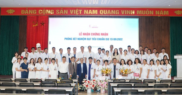 Bệnh viện E chính thức được công nhận hệ thống xét nghiệm đạt tiêu chuẩn quốc tế