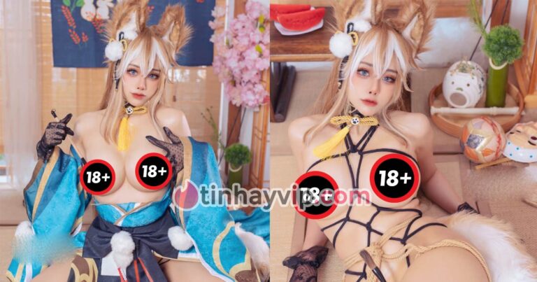 Byoru cosplay Miss Hina Genshin Impact phiên bản bị trói kiểu Nhật