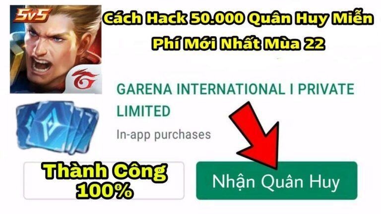 Cách hack Quân Huy mùa 25, 24 nhanh 100% thành công 03/2023