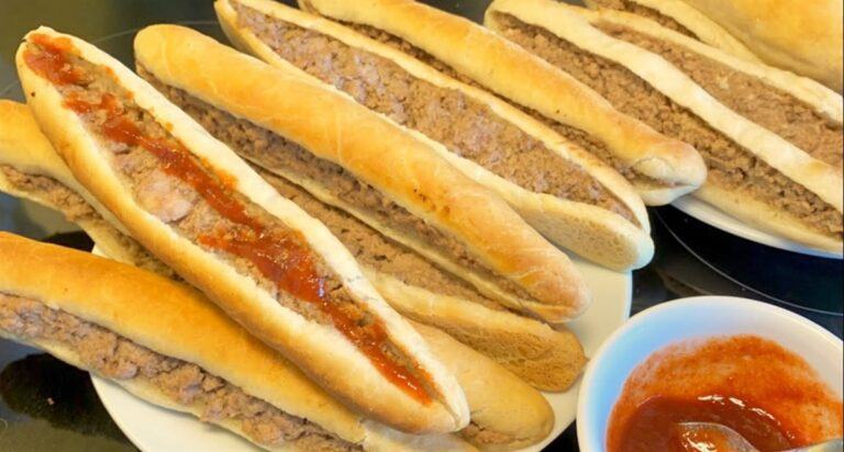 Cách làm bánh mì que chuẩn vị Hải Phòng, bùi cay ngon khó cưỡng