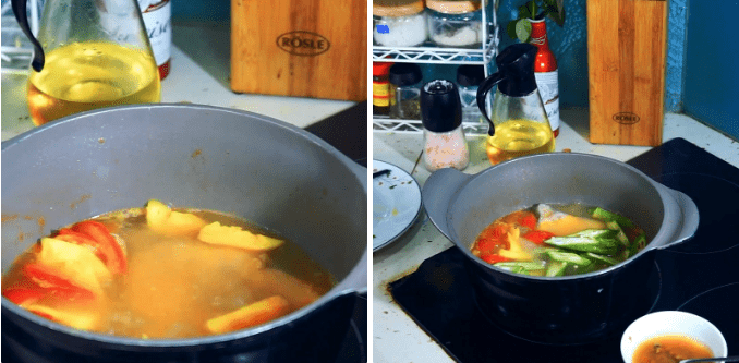 Cách nấu canh chua cá bớp