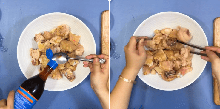 cách làm gà chiên lá chanh