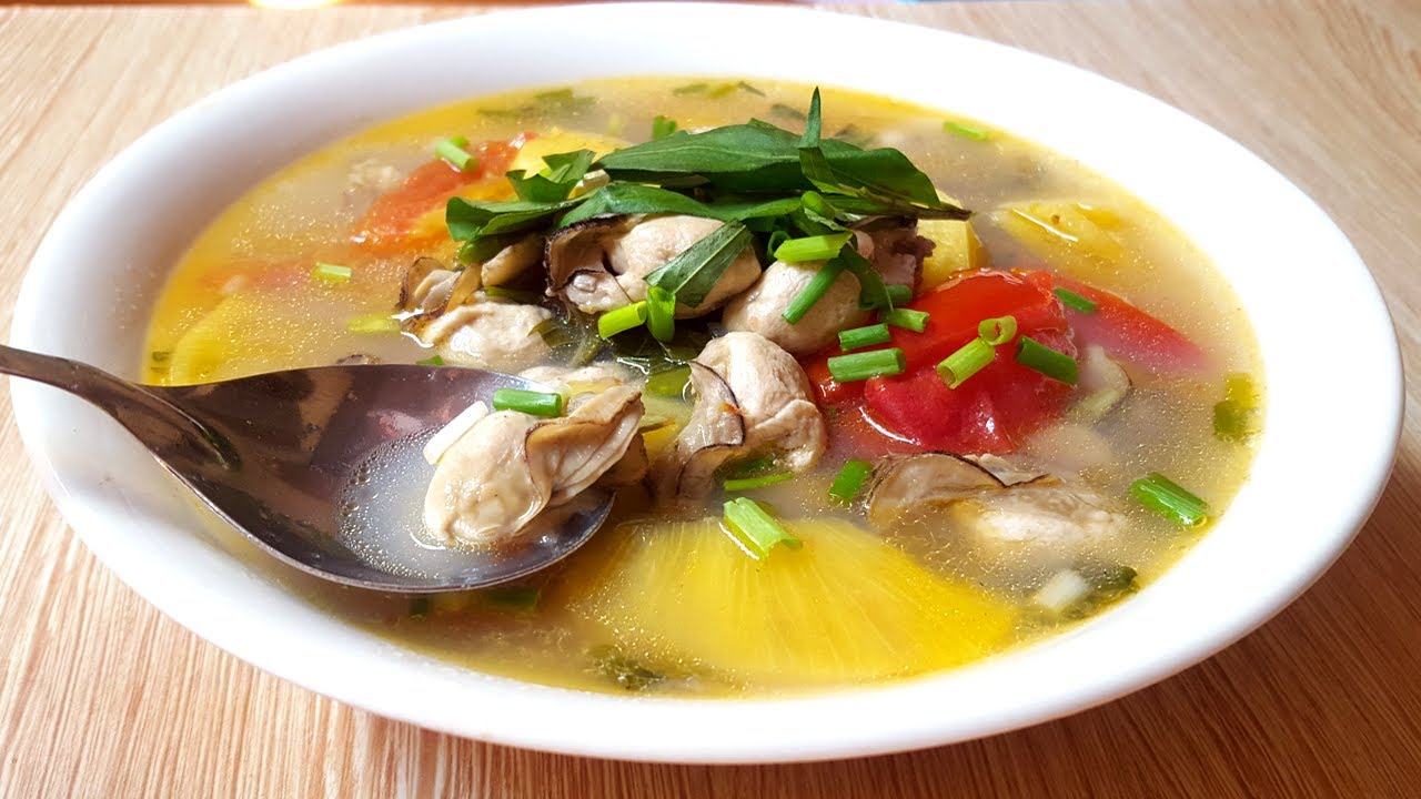 Hàu nấu canh chua