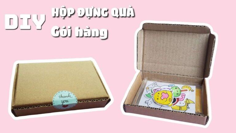 Cách làm hộp gói hàng đơn giản, đẹp xinh tiết kiệm nhất