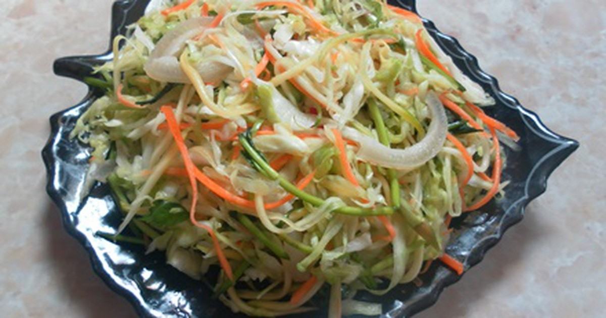 Cách làm salad bắp cải 1