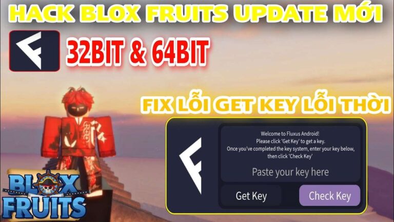 Cách lấy Key Hack Blox Fruit Auto Farm, Boss, Raid Và không cần get Key