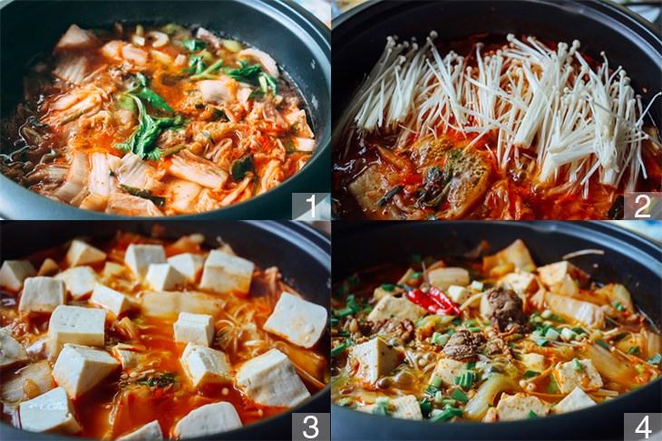 cách nấu canh kim chi hàn quốc