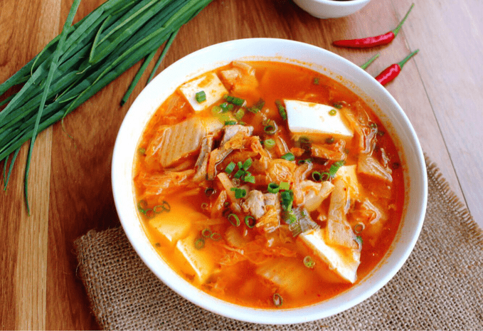 cách nấu canh kim chi hàn quốc