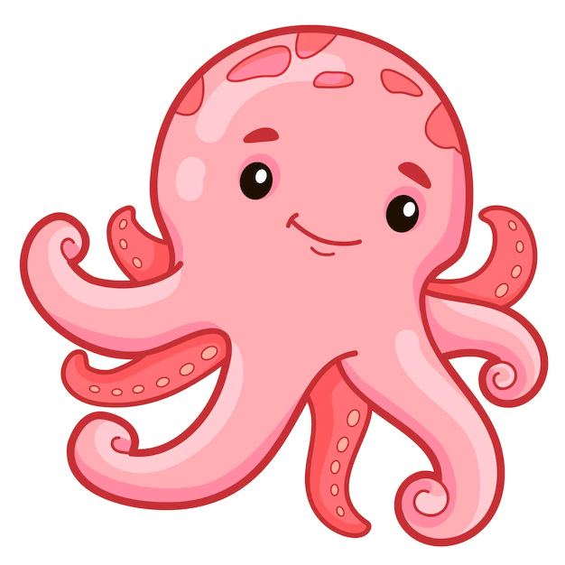 Draw And Color The Octopus | Vẽ Và Tô Màu Bé Bạch Tuộc - YouTube