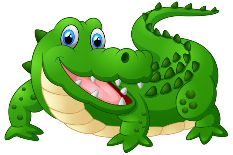 Cách vẽ con cá sấu đẹp cho bé, Mẫu hình vẽ cá sấu dễ thương