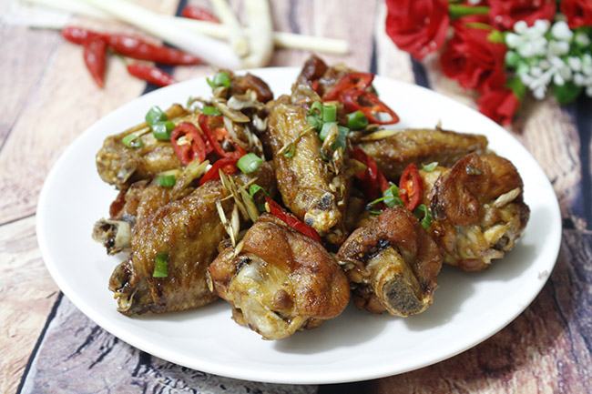 cánh gà chiên sả ớt 1