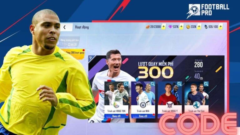 Code Football Pro VTC mới nhất 2024, Cách nhập Giftcode