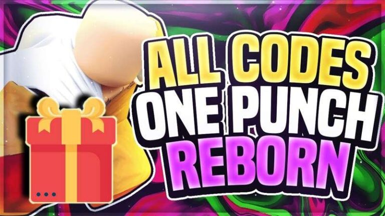 Code One Punch Reborn 2022 mới nhất, Cách nhập Codes