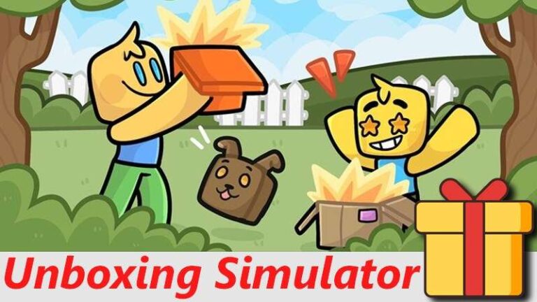 Code Unboxing Simulator mới nhất 05/2023, Cách nhập Codes