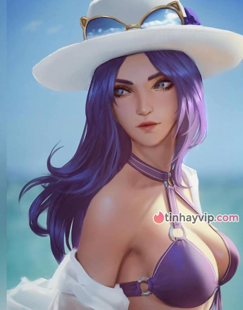 Cosplay Caitlyn Tiệc Bể Bơi