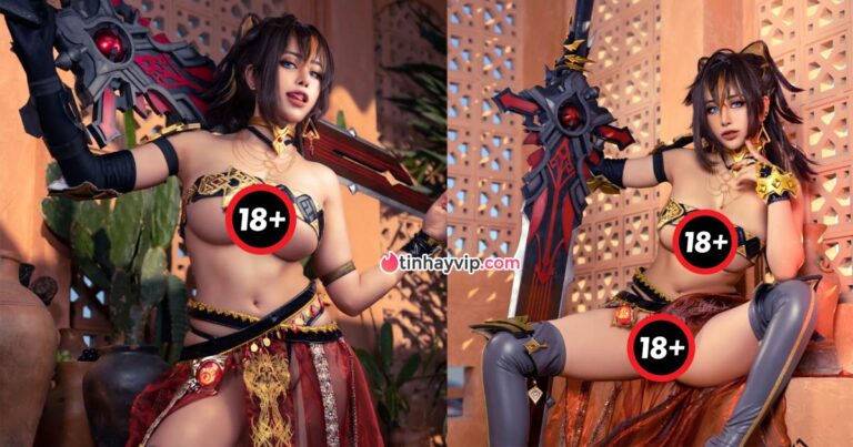 Cosplay Dehya Genshin Impact ngầu là phụ show hàng là chính