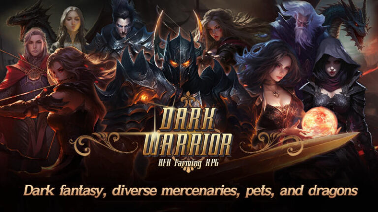 Dark Warrior Idle – Game nhập vai hấp dẫn vừa ra mắt trên hệ điều hành Android