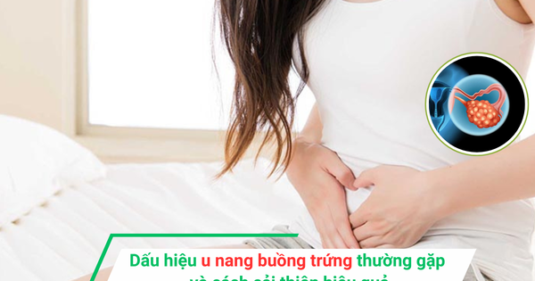 Dấu hiệu u nang buồng trứng thường gặp và giải pháp hỗ trợ hiệu quả