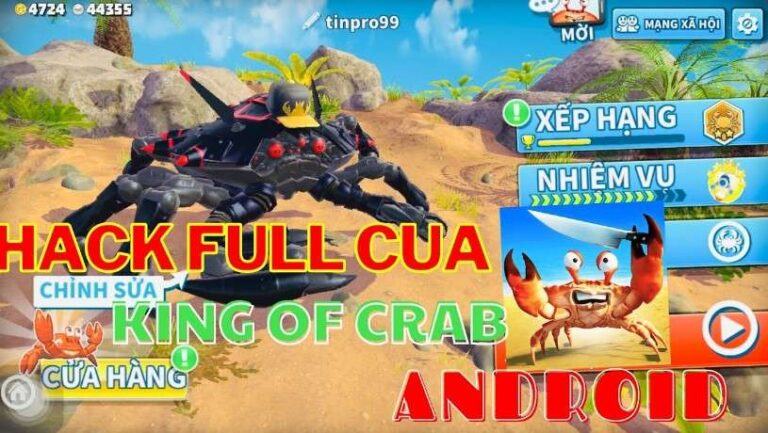 Hack King of Crabs Full cua, Full ngọc trai, Tiền vàng không giới hạn